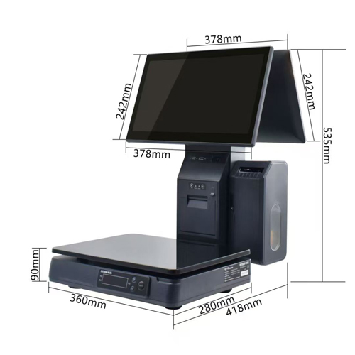 千源qy-3002 一体秤收银机